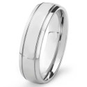 Ring Ring Alliance Hochzeit Frauen Edelstahl billig 6mm
