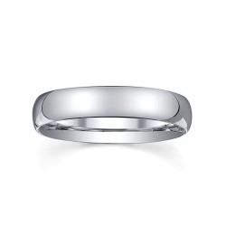 Anillo alianza clasico matrimonio mujer hombre plata 4mm para personalizar