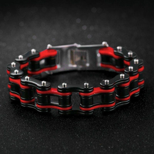 copy of Pulsera de cadena de motocicleta de dos...