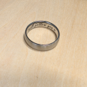 Alliance Man Brushed Steel Custom Engraving
