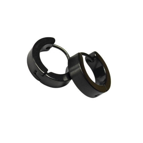 Black man earrings: matt, trendy, sober and elegant