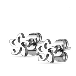 PAIRE BOUCLE D'OREILLE BIJOU POUR HOMME FEMME ACIER TRIBAL PAS CHER NEUVE 2028