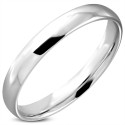 Ring Ring Alliance Hochzeit Mann Frau Teen Stahl 316L Neue neue Spiegel 4mm