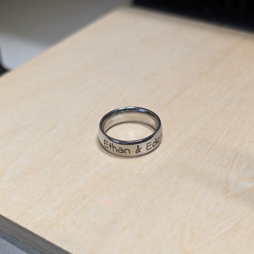 Fede nuziale fede nuziale per uomo e donna, acciaio tradizionale, 6 mm