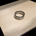 Alianza Hombre Acero inoxidable Matte Cepillado 8 mm - Anillo de bodas personalizable