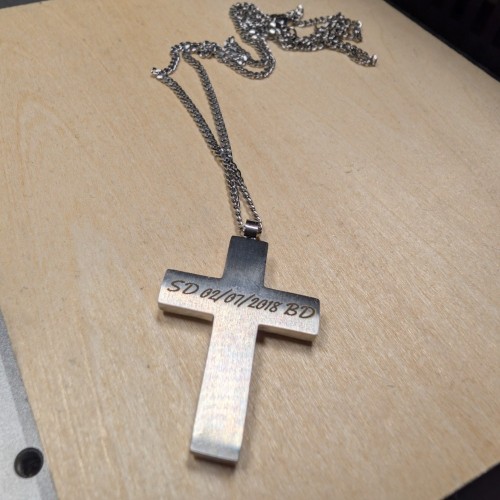 Cross man pendant: a pendant combining religion and style