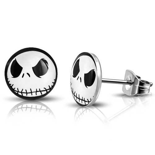 Paar Ohrringe Frau Mann Stahl Mr Jack Skellington Weihnachten