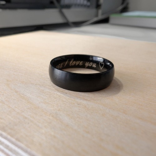 Hombre Sana Suero Cepillado Hombre Man Hombre Hombre Hombre Anillo