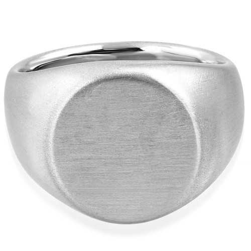 Front view of the Knight showing the elegant mate texture of brushed steel limiting the reflections of light