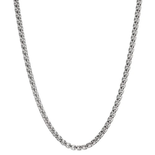 Men's Pendant Military Plate Carbon & Stainless Steel and Chain