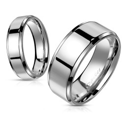 Ring Ring for Men Teen Woman Steel Massif Effect Mirror Neuf M0006