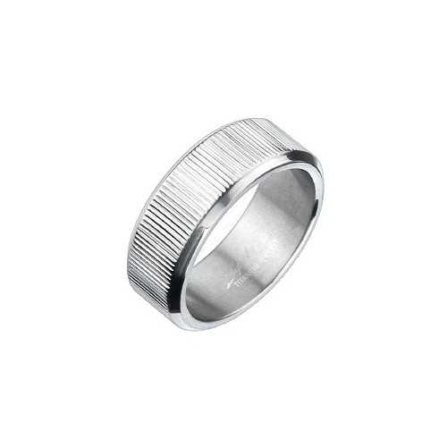 BAGUE BIJOU HOMME ADO ANNEAU ACIER NEUVE BIBLE PRIERE NOTRE PERE