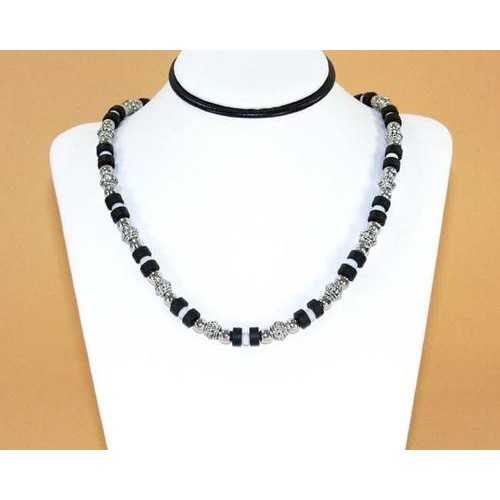 CATENA COLLANA GIOIELLO DONNA UOMO TEEN BALL IDEALE QUALSIASI STILE SKATOR SURFER SPIAGGIA GOTHIC ► 46150