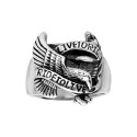Men's Ring Steel - Eagle Biker Live to Ride