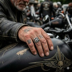 CHEVALIERE MAN STEEL CROIX 4 CRANES MORTAL DEATH HEADING NEVER 2023 2
