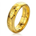 Ringring Weibliche Männer Wolfram Gold überzogener Herr Herr Herr der Ringe