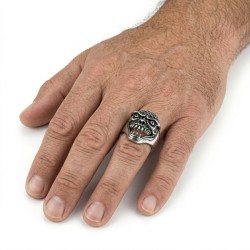 Hombre anillo adolescente acero joya monstruo demonio agua océano motorista gótico gótico 2212 2