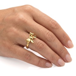 Anillo anillo mujer chapado oro cinta mariposa chic femenina cinta 2