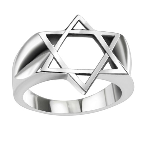 Herren Edelstahl Edelstahl Ring David Openwork Edelstahl