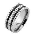 Anello di chiamata dell'uomo di titanio | Alliance Black Black Fils