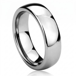 Standard-6-mm-Verlobungsring mit gekrümmtem Profil und inrayabierbarer Oberfläche