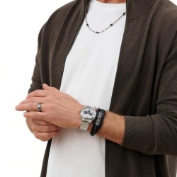 Alianza de boda masculina personalizada 2