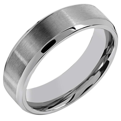 Details Ring Alliance Man in utily gebürstetem Edelstahl