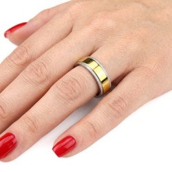 Duo di titanio alleanze con larghezze adattate in base alle dimensioni (6 mm per le donne, 8mm per gli uomini) 2