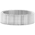 Details Mixed Milan Mesh Stainless Steel Milan Silver