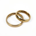 Anillo de alianza Hombre Hombre Hombre Acero inoxidable 4mm grabado