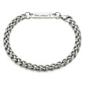 Spiga strap strap braided stainless steel palm