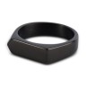 Anillo de hombre de acero para hombre | Bandeja de flecha minimalista de 6 mm