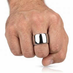 Anello da uomo in acciaio inox da uomo ANELLO 10mm Ampio campo 2