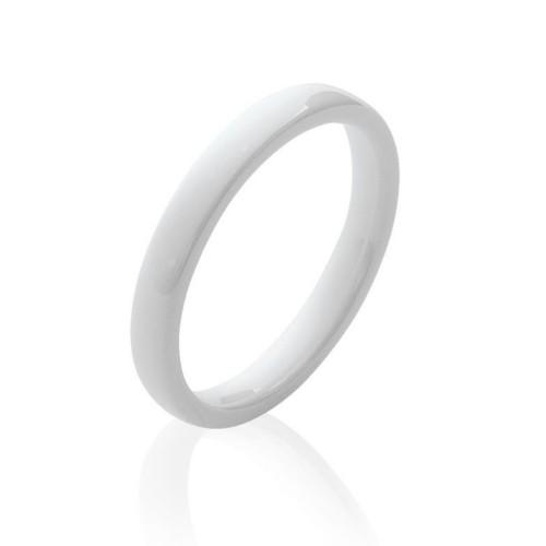 Focus on the perfectly smooth interior of the white ceramic ring ensuring absolute comfort