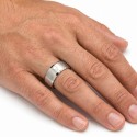 Ring ring head heads worn to the annular man for a rock, bold and modern style