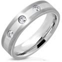 Stahlmann-Allianzring | 3 Zircas 6mm