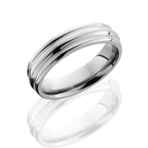 Tungsten Men's Alliance Ring With 3 COUNGED BANDS OF WIDTH 5MM