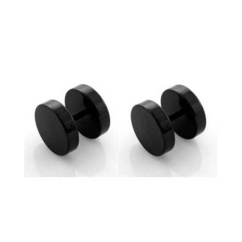 Orecchini per coppie per uomo Acciaio teen in acciaio di lusso gioiello di lusso blu chip news 8mm nuovo