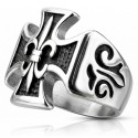 Detailed view of the Knight showing tribal patterns inlaid on the sides and black finish by ionization