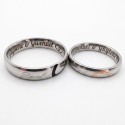 RING RING FRAGONAGEMENT FOR WOMEN COUPLE AND HOME HEATED GOLOR HEART GOLD LOVE READE TO WELCOME Custom Engraving
