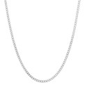 View of the Cuban Chain included with the LyS flower cross pendant on the stainless steel shield.
