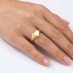 Romantic Romantic Romantic Ring in Golden Stainless Steel Fine Stainless Steel 2
