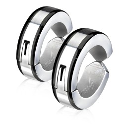 Falso Piercing Piercing Orecchino Creole Uomo Ado Steel Scelta a colori irragione 2