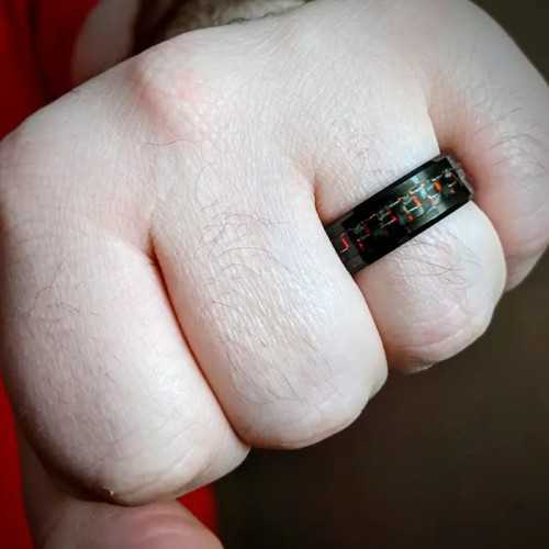 BAGUE BIJOU HOMME ADO ANNEAU ACIER NEUVE BIBLE PRIERE NOTRE PERE