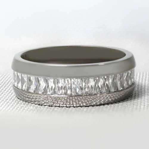 BAGUE BIJOU HOMME ADO ANNEAU ACIER NEUVE BIBLE PRIERE NOTRE PERE