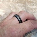 Tungsten Mann Ring schwarz Mann Handring Lord