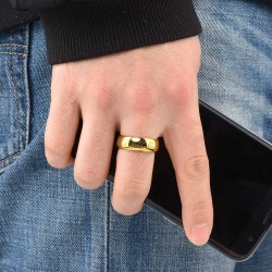 Ring Ring Female Men Tungsten Gold Plated Lord Lord Of The Rings 2