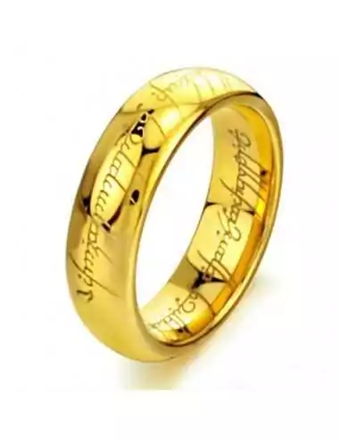 RING FOR MEN WOMEN TUNGSTEN GOLD PLATED KNIGHT LORD THE LORD OF THE RINGS NEW 131