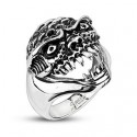 Hombre anillo adolescente acero joya monstruo demonio agua océano motorista gótico gótico 2212