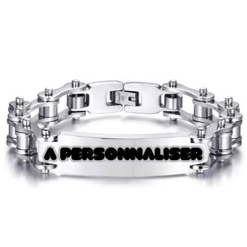 Placa motociclista hombre gourmet para personalizar 22cm